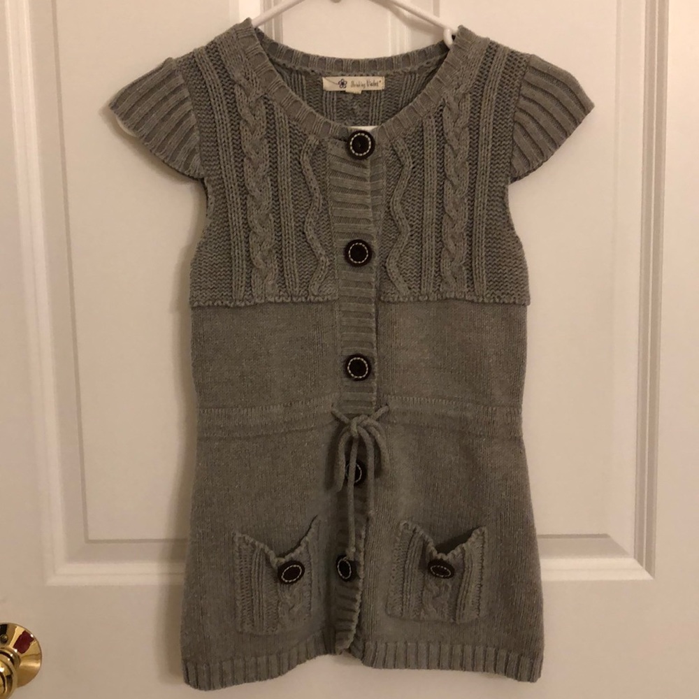 Shrinking Violet Knit Sweater/Cardigan